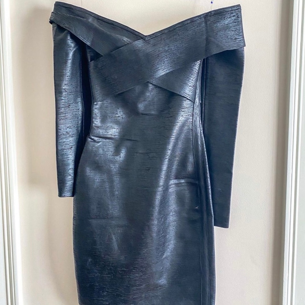 House of CB black bandage dress